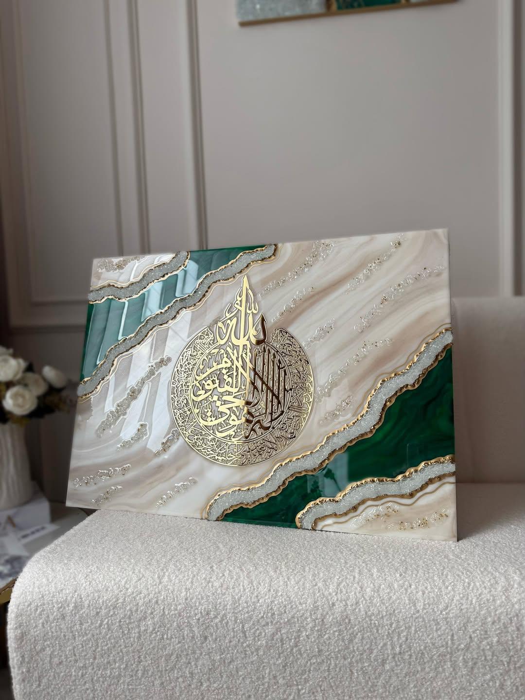 Tableau spirituel en résine de luxe